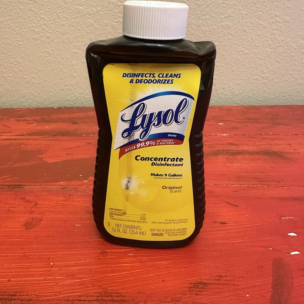 Lysol Concentrate Disinfectant Original Scent 12 fl oz Discontinued HTF *READ*
